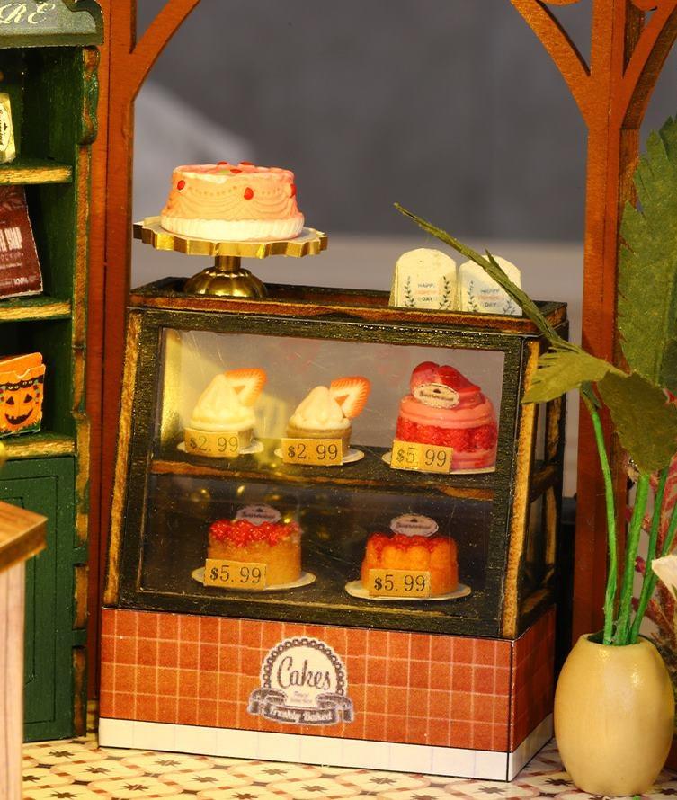 Flower House Coffee Shop DIY Miniature House Kit