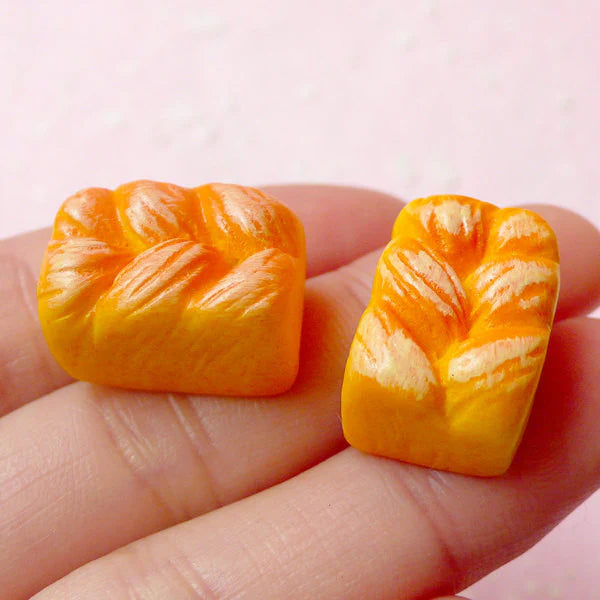 Mini Bread Cabochons-Dollhouse Décor