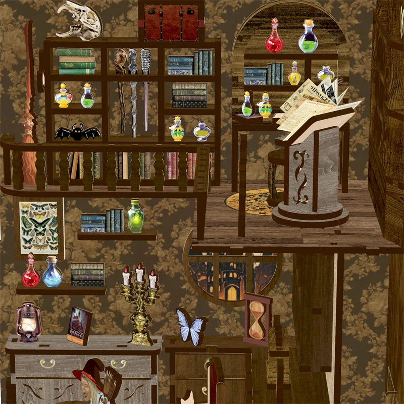 Mystical Wizard Library