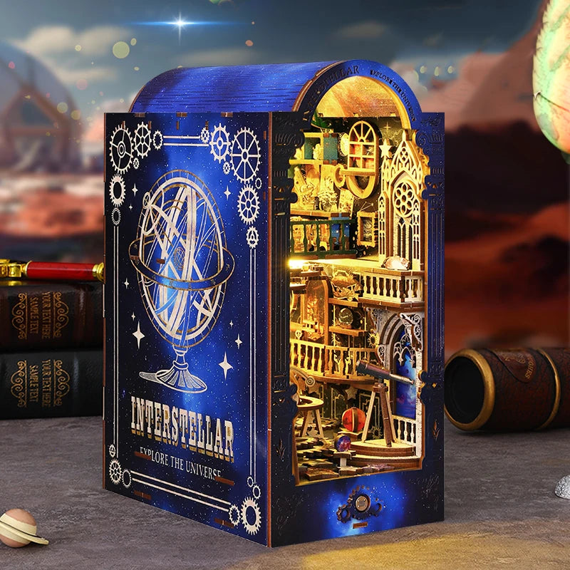 Interstellar Book Nook Kit | Steampunk Library