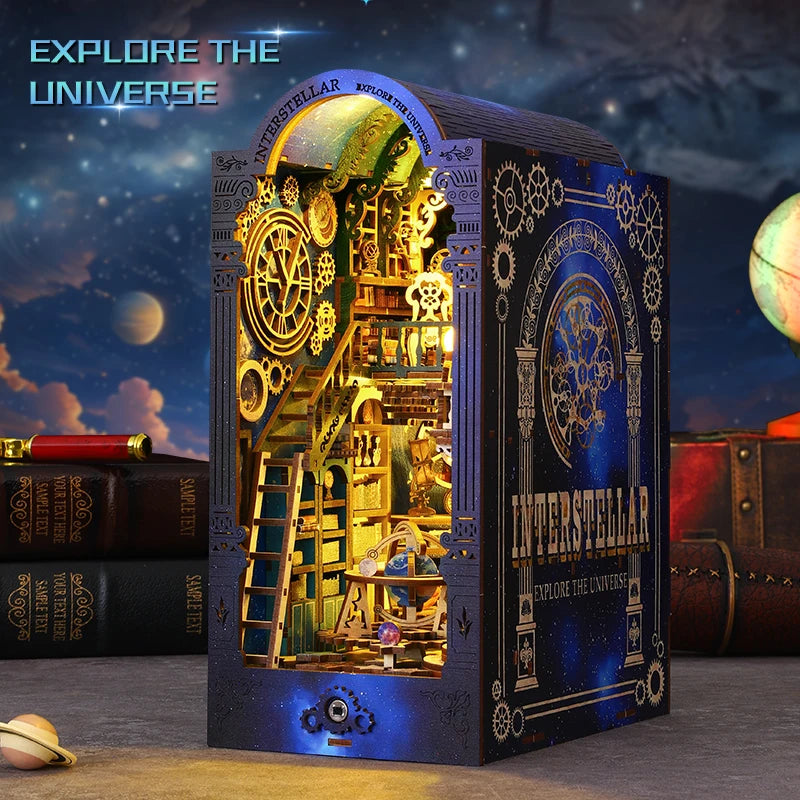 Interstellar Book Nook Kit | Steampunk Library