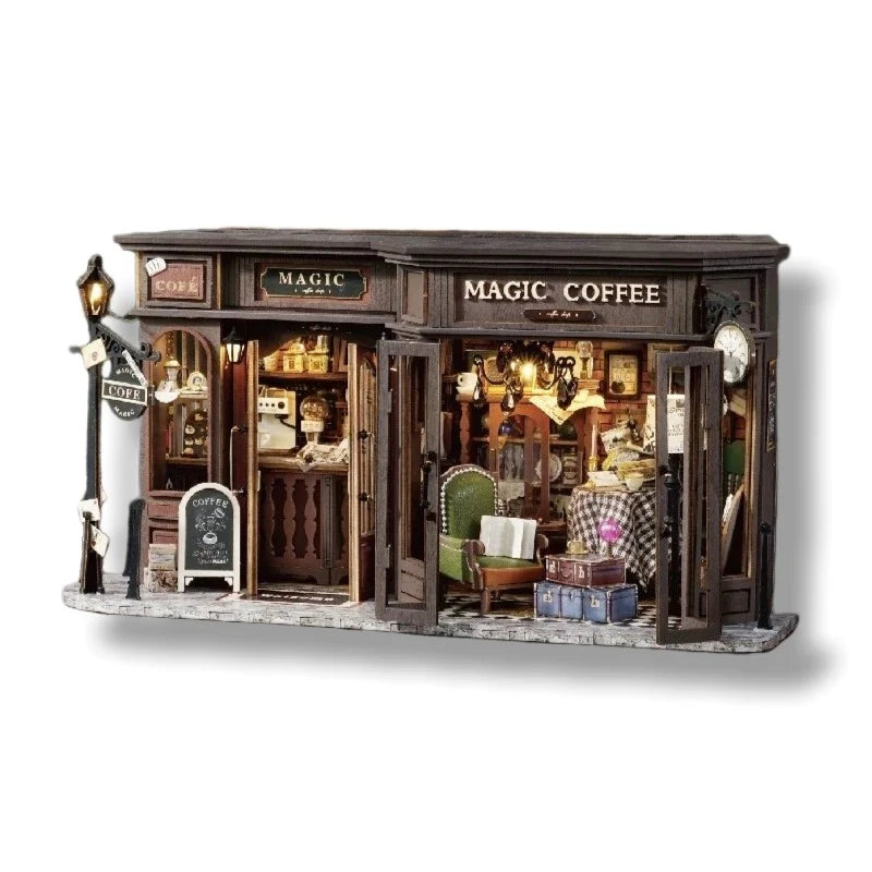 Vintage Magic Coffee Shop DIY Miniature House Kite