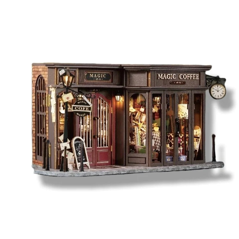 Vintage Magic Coffee Shop DIY Miniature House Kite