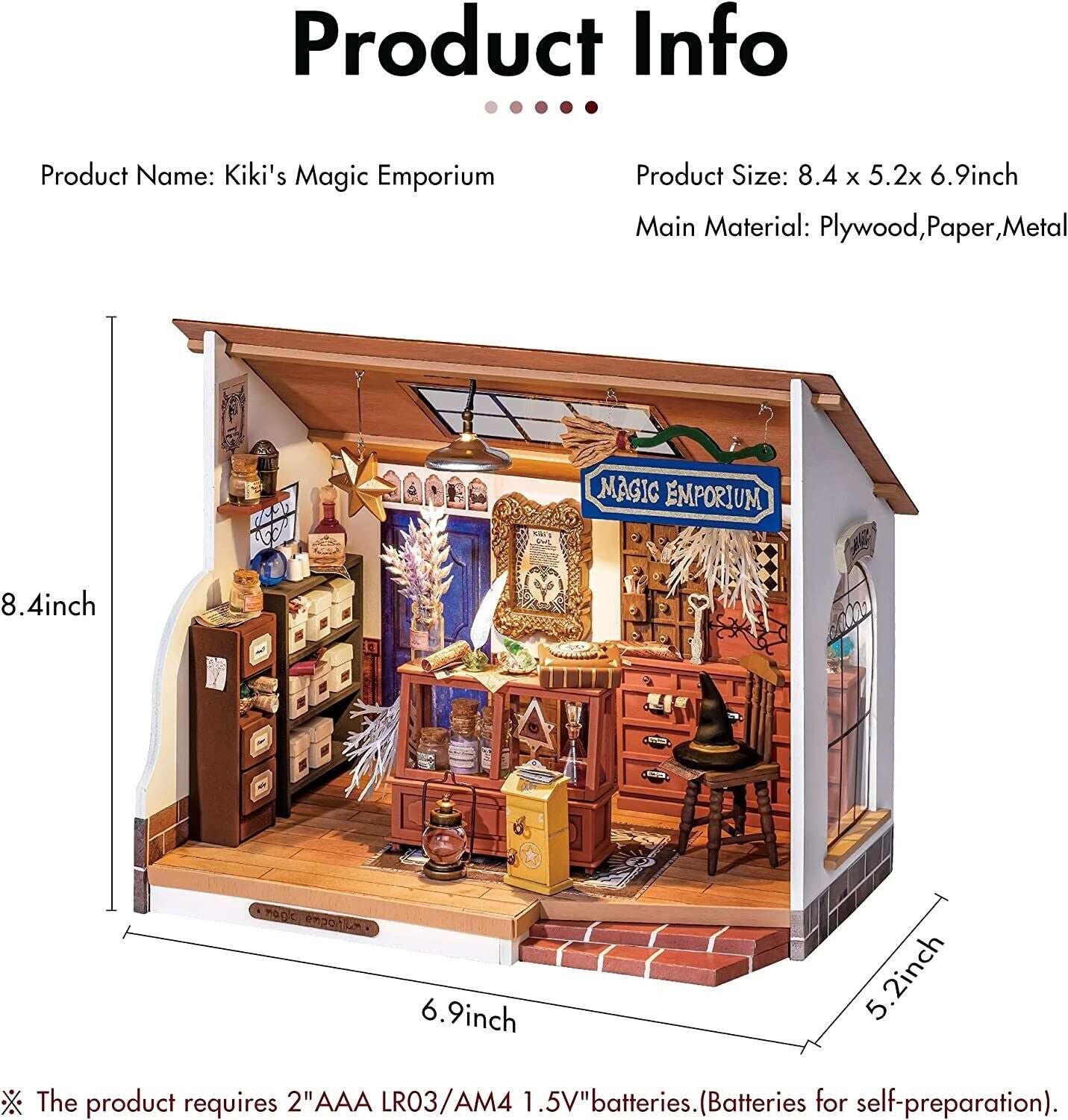 Magic Emporium Miniature Dollhouse Kit